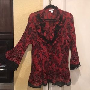 dressbarn  dressy blouse